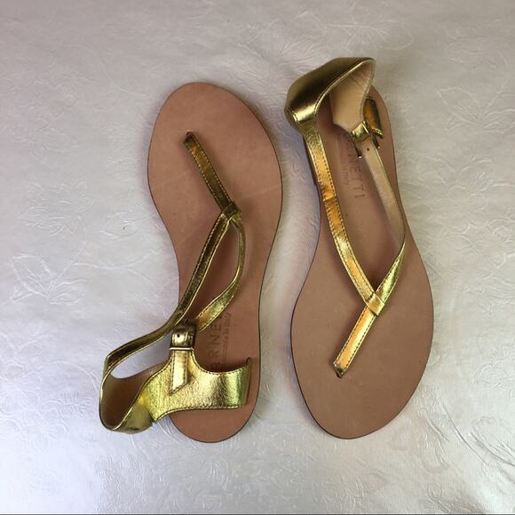 CorNETTI T-Strap Sandal Gold Size EU 37 - Picture 3 of 16